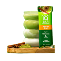 Matcha Chai πpe; Single Plant Protein Bar πpe; IQBAR