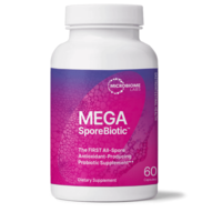 Mega Sporebiotic πpe; SPORES ONLY Formula πpe; 5 Billion CFU πpe; 60 Capsules