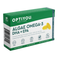 OPTIYOU Algae Omega 3 πpe; 60 Softgels