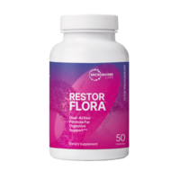 RestorFlora πpe; Spore + Yeast Probiotic πpe; 50 Capsules