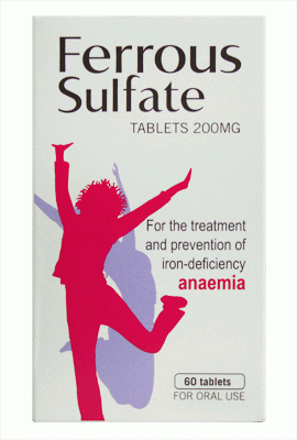 Ferrous Sulphate Tablets 200mg 60 Tablets