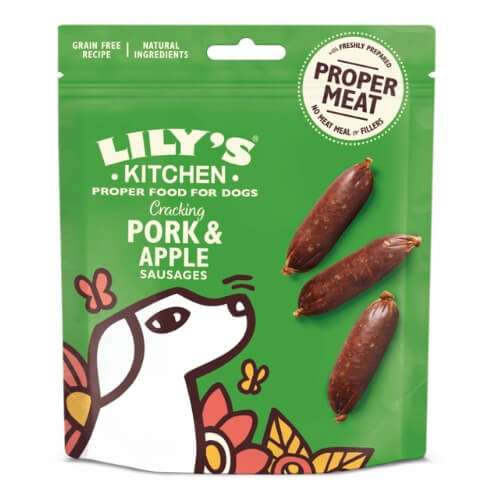 Lily's Kitchen Pork Sausages With Apple Treats 70g
