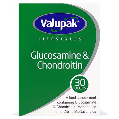 Valupak High Strength Glucosamine & Chondroitin 500/400mg (30)