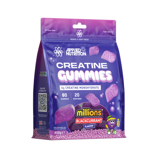 Applied Nutrition Creatine Monohydrate Millions Blackcurrant Flavour 80 Gummies