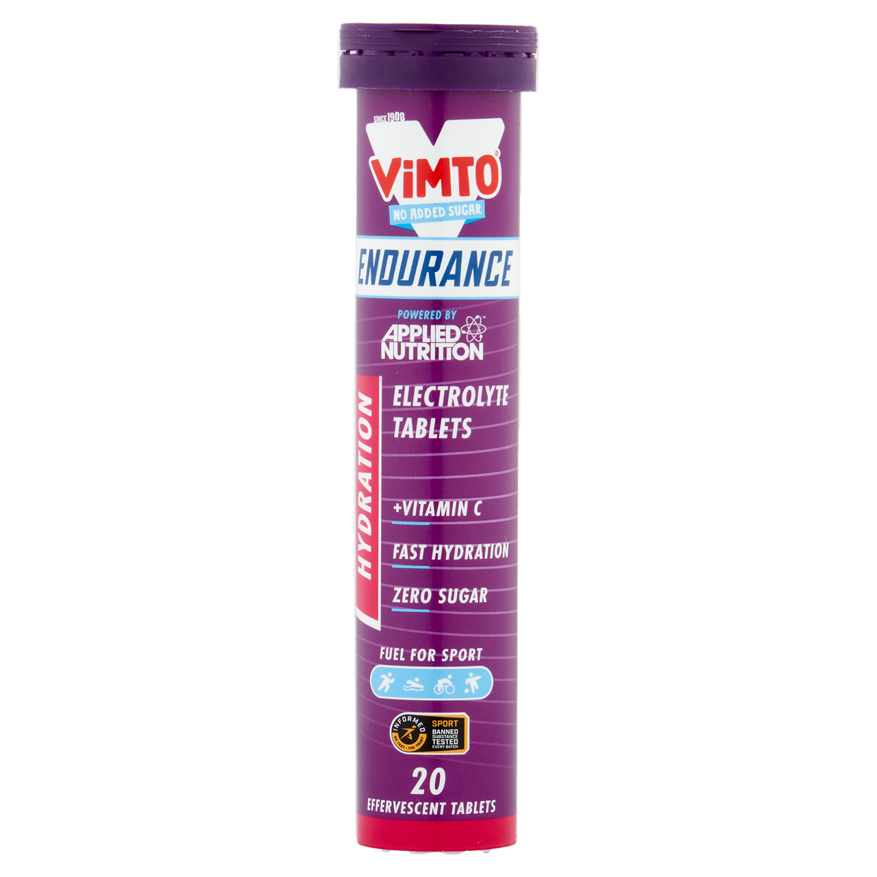 Applied Nutrition Endurance Hydration Electrolyte Tablets Vimto 20 x 4g tablets