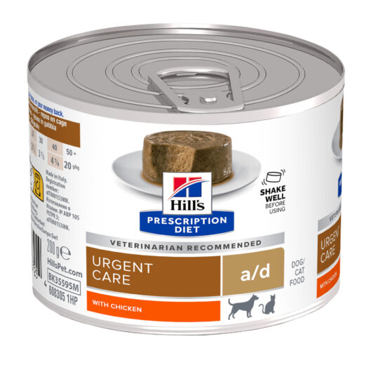 Hills Prescription Diet a/d Restorative Care Wet Dog & Cat Food 12x200g Can