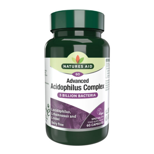 Natures Aid Acidophilus Complex 5 Billion 60 Capsules