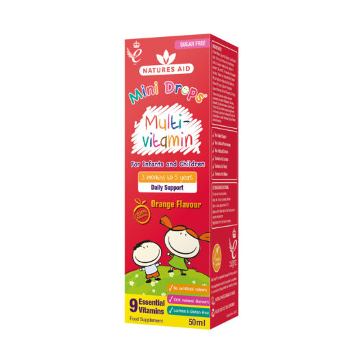 Natures Aid Children's Multi-vitamin Mini Drops 50ml