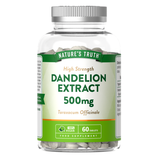 Nature's Truth Dandelion Extract 500mg 60 Tablets