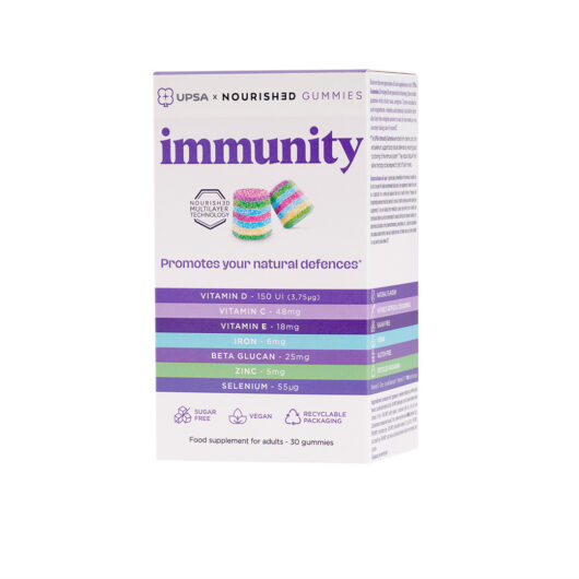 UPSA x Nourished 7-in-1 Immunity Gummies for Adults