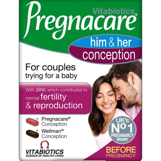 Pregnacare Vitabiotics Him And Her Conception - 60 Tablets