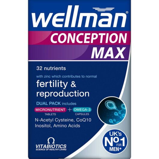 Wellman Vitabiotics Conception Max - 56 Tablets + 28 Capsules